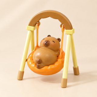 카피바라 그네 피규어 랜덤박스 책상 장식 미니어처 생일 선물