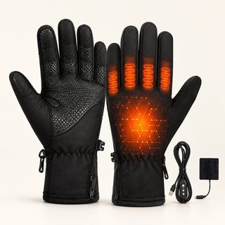 USB 발열 방한 장갑 겨울 자전거 라이딩 스키 미끄럼 방지