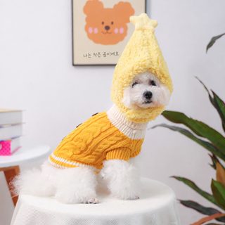PETCIRCLE 펫 서클 펫 강아지 고양이 옷 펫 용품 가을 겨울 신상 꽈배기 단추 스웨터