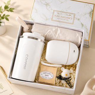 教师节跨境礼品套装咖啡杯加湿器钥匙扣雨伞礼盒伴手礼礼盒情人节
