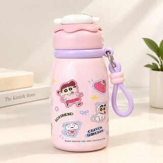 카툰 보온 텀블러 440ml 316 스테인리스 휴대용 보온 물병