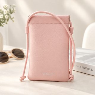 여성용 PU 미니 휴대폰 수납 크로스백 마그네틱 여밈