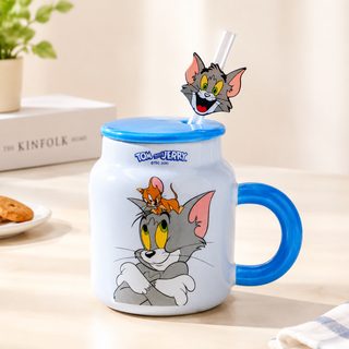 猫和老鼠卡通陶瓷杯IP马克杯伴手礼批发网红水杯可爱杯子代发