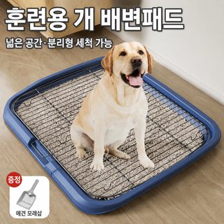 강아지 화장실 대형 소형견 똥밟기 방지 자동 요강용 화장실 개 모래대야 애완동물 대소변 신기