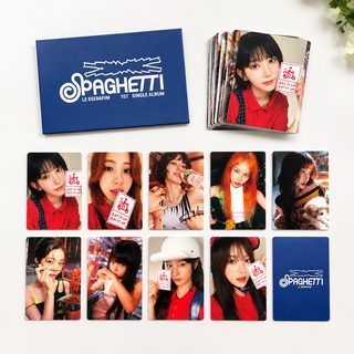 Le Sserafim 싱글 1집'SPAGHETTI'작은 카드 특전카드 컬렉션 카드 주변 밝은 막