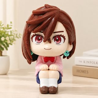 단다단 아야세 모모 오카룬 Q버전 차량용 PVC 피규어 핸드메이드 선물
