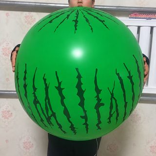 동쉬 36인치 대형 원형 컬러 카툰 라텍스 풍선 10개 세트 생일파티·캠핑·행
