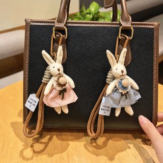 공장 도매 포예 토끼 가방 걸이 열쇠고리 빈티지 삼계 가방 액세서리 장식품 핸드폰 걸이끈