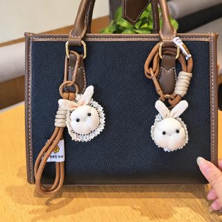 메이커 도매 만화 레이스 토끼 머리 가방 걸이 액세서리 배낭 열쇠고리 장