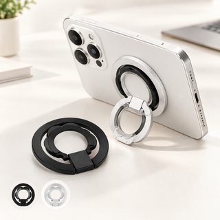 magsafe 양면 자기 흡입 핸드폰 브래킷 금속 휴대용 꽃 브래킷 추극 브래킷 흡착 철제 표면