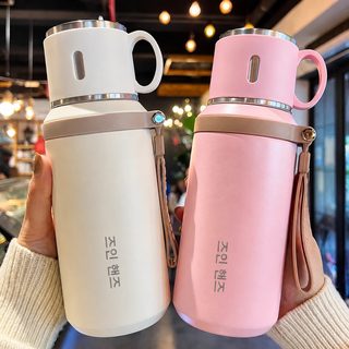 316 스테인리스 대용량 보온보냉 운동 물병 600ml 휴대용 차량용 텀블러 3중