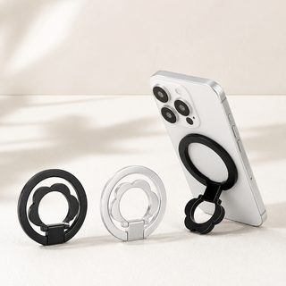 흡착 철제 표면magsafe 양면 자기 흡입 핸드폰 브래킷 금속 휴대용 꽃 브래킷 추극 브래킷