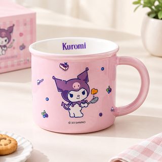 캐릭터 도자기 머그컵 350ml 손잡이 커피잔 가정용