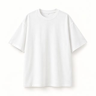 280g 남성 오버핏 드롭숄더 반팔 티셔츠 여름 헬스 운동용 순면 무지 클린핏