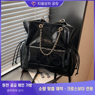 크로스보더 고급감 빈티지 대용량 여성 백팩 2025 신형 백팩 토트백 레저여