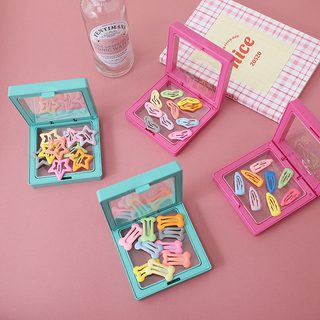 강아지 머리핀 귀여운 BB 집게 미니 하트 뼈 별 물방울 말티즈 비숑용 헤어
