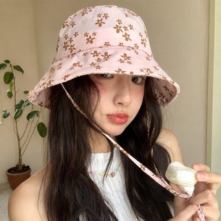 작은 상큼한 꽃무늬 어부모 여자 봄여름 신상 달콤 백합 얼굴 작은 물통 모