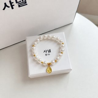 猫咪项圈宠物淡彩水滴宝石项链银渐层珍珠气质装饰品小猫脖圈配饰