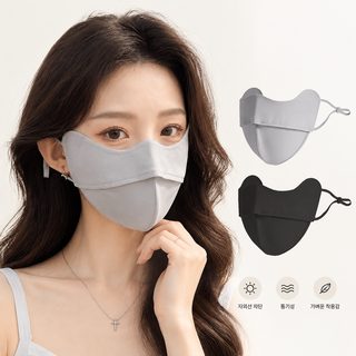 여름 냉감 입체 마스크 눈가 햇빛가리개 자전거 야외활동용