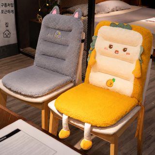 방석 방귀 매트 의자 쿠션 등받이 일체형 두꺼운 털실 사무실 오래 앉아 신