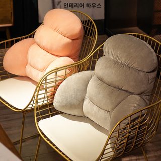 사무실 좌석 허리 소파 쿠션 쿠션 인형 허리 보호 쿠션 등받이 침대 위 쿠션