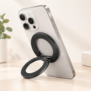 접기 양면 자기 흡입 양환 자기 흡입 반지 고리 손잡이 핸드폰 브래킷 자력