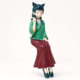 약사의 혼잣말 독 시식 고양이 피규어 Q버전 앉은 자세 컵라면 데스크 장식