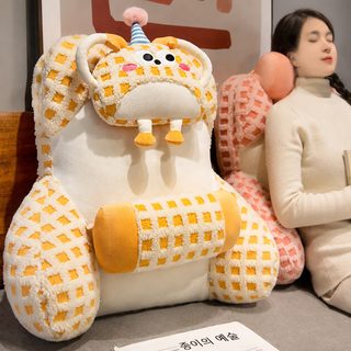 귀여운 침대 헤드 쿠션 등받이 베개 기숙사 독서 허리받침 소파 대형 쿠션