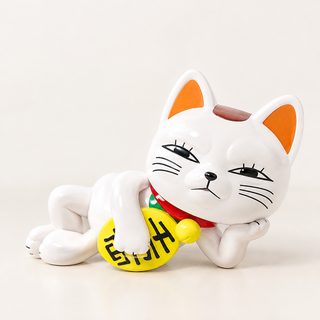 단다단 터보 할머니 마네키네코 피규어 10cm 수면 옆누움 포즈 PVC 장식 모형