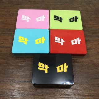 귀여운 만화 임프 휴대용 심플 렌즈 케이스 안경 케이스 콘택트렌즈 케이스