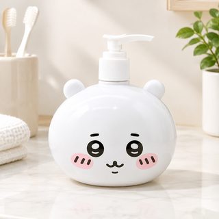 캐릭터 수납병 지이카와 머리 모양 누름식 목욕병 샴푸 손 세정제 세정제