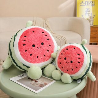 왕홍 귀엽다 큰 수박 쿠션 여학생 잠 베개 장식 장식 장식 베개 쿠션 쿠션 소파 거실 쿠션