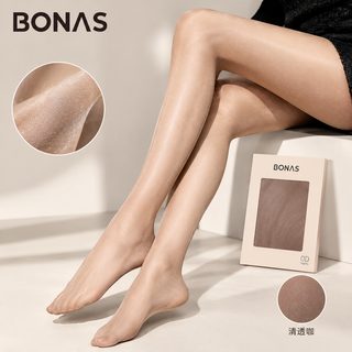 BONAS 별빛 펄 여성 스타킹 0D 초박형 올풀림 방지 T팬티형 무봉제 팬티스타킹