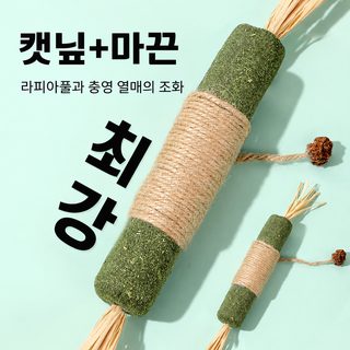 캣닢 이갈이 스틱 고양이 장난감 볼 마따따비 셀프 놀이용 내구성 장난감