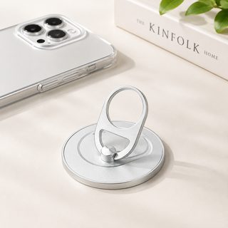 无线充合金手机支架指环支架创意可乐罐易拉罐新款磁吸手机指环
