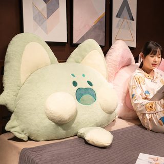 두두 고양이 침대 헤드보드 등받이 쿠션 학생 기숙사 침대 독서용 대형 바