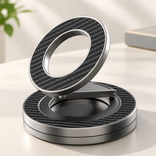 새로운 탄소 섬유 무늬 Magsafe 마그네틱 흡입 차량 탑재 브래킷 받침대 차량