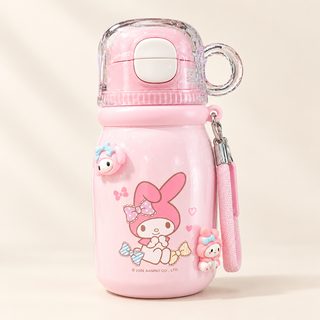 어린이 2중 보온 빨대 물병 410ml 570ml 휴대용