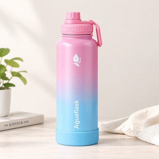 대용량 그라데이션 304 스텐 보온병 946ml 손잡이 물병