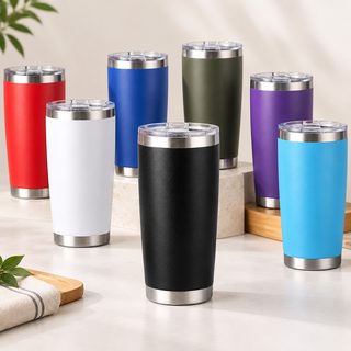 차량용 20oz 스테인리스 이중 진공 보온보냉 텀블러