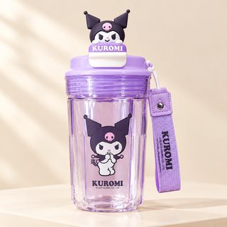 어린이 학생 스트랩 물병 캐릭터 물통 보온컵 480ml