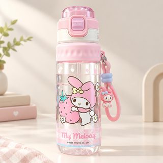 어린이 스프레이 물병 750ml 트라이탄 초등학생 휴대용 빨대 물통