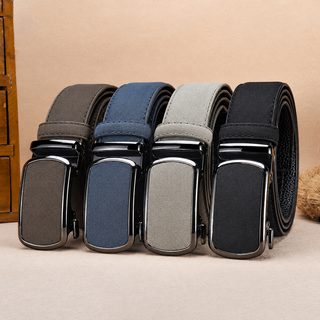 루이츠 남성 자동버클 TPU 벨트 비즈니스 캐주얼 청바지 허리띠 120cm 130cm