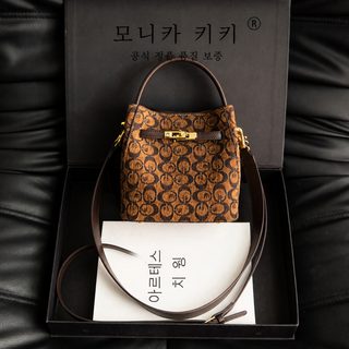 2025 여고티콤 신형 크로스보더 클래식 노화 양기 프린트 백합 겨울 물통 가