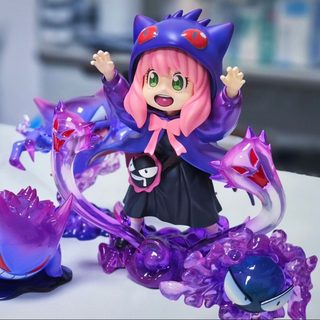 스파이 패밀리 아냐 겐가 코스프레 GK 피규어 15cm 장식품