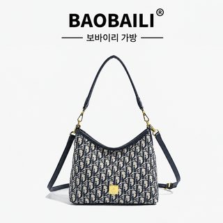 여성 모노그램 토트백 2026 신상 대용량 PU 숄더 크로스백 빈티지 데일리 가
