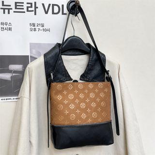 올드 플라워 사치 버킷백 크로스백 여성 고급감 2026 신상 패션 핸즈무늬 소