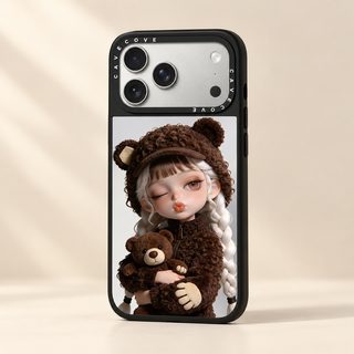 연명 에나멜 인형 초불 인형 MagSafe 마그네틱 애플 17promax 휴대전화 케이스