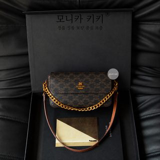 2026 신상 패션 숄더백 고급감 충돌색 C 체인백 트렌디 숄더 크로스 트렌디