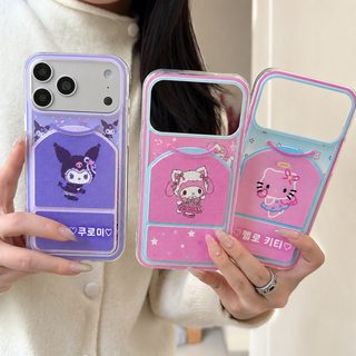 산리오 접이식 플립 스탠드 아이폰 케이스 자석 거치대 iPhone 12~17 Pro Max용